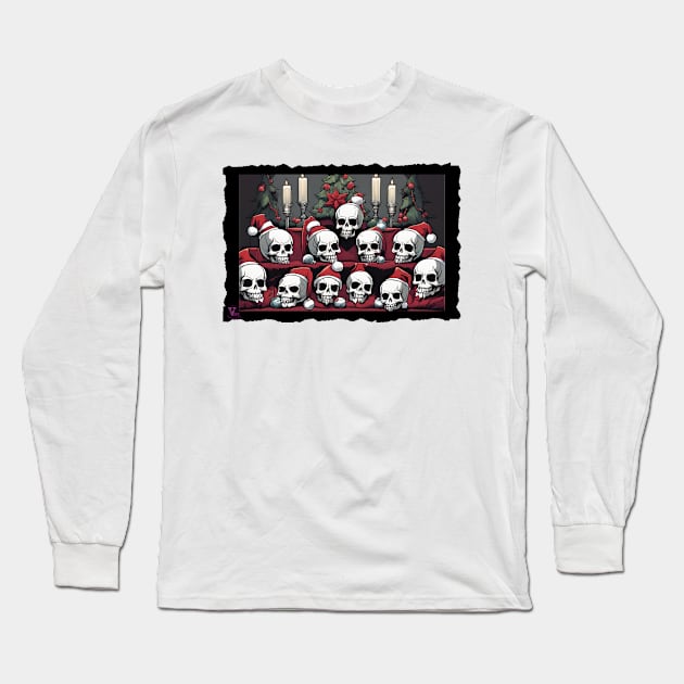 Skulls family portrait Long Sleeve T-Shirt by Viper Unconvetional Concept